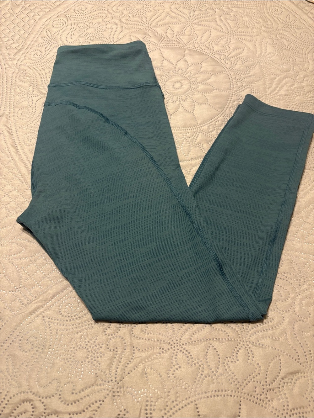 Outdoor Voices Teal High-Rise Performance Leggings